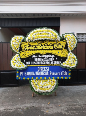 Papan Bunga Duka di Sinarmukti
